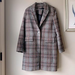 Plaid coat Zara